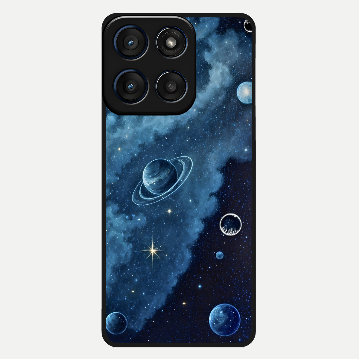 Galaxy Dream Space Glass Case For Moto Edge 60 back cover – full design glossy printed glass finish