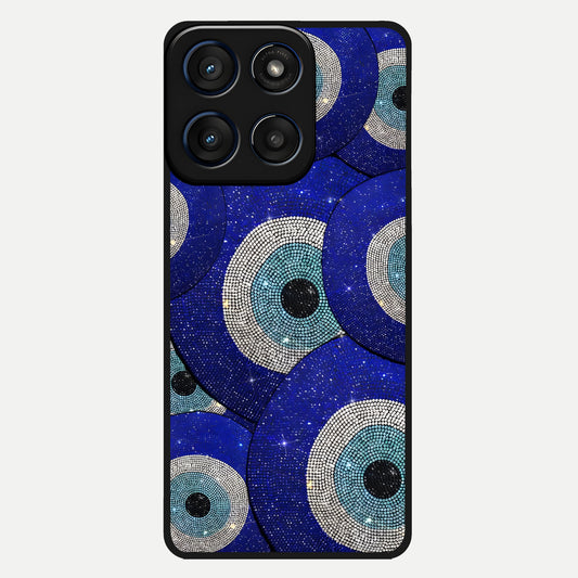  Galaxy Eye Flow Glass Case For Moto Edge 60 back cover – full design glossy printed glass finish