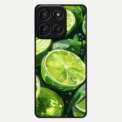  Green Kawasaki Glass Case For Moto Edge 60 back cover – full design glossy printed glass finish