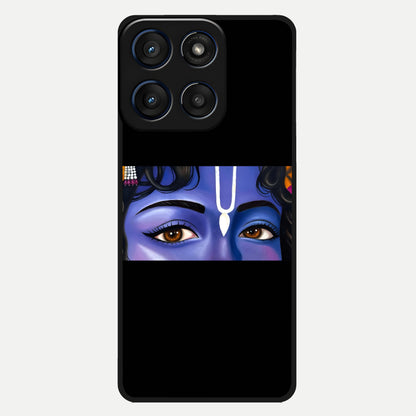  Krishna Eye Glass Case For Moto Edge 60 back cover – full design glossy printed glass finish