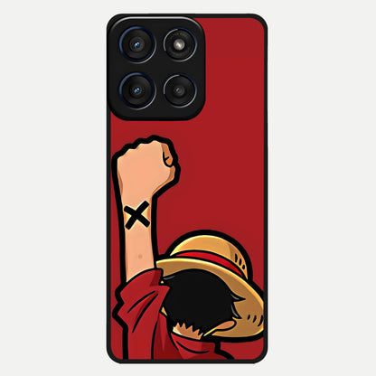  Luffy X Spirit Glass Case For Moto Edge 60 back cover – full design glossy printed glass finish