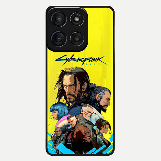  Neon Rebel Genesis Glass Case For Moto Edge 60 back cover – full design glossy printed glass finish