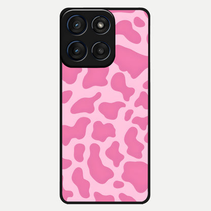  Pinkish Scenery Glass Case For Moto Edge 60 back cover – full design glossy printed glass finish