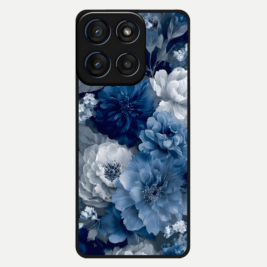  Royal Bloom Garden Glass Case For Moto Edge 60 back cover – full design glossy printed glass finish