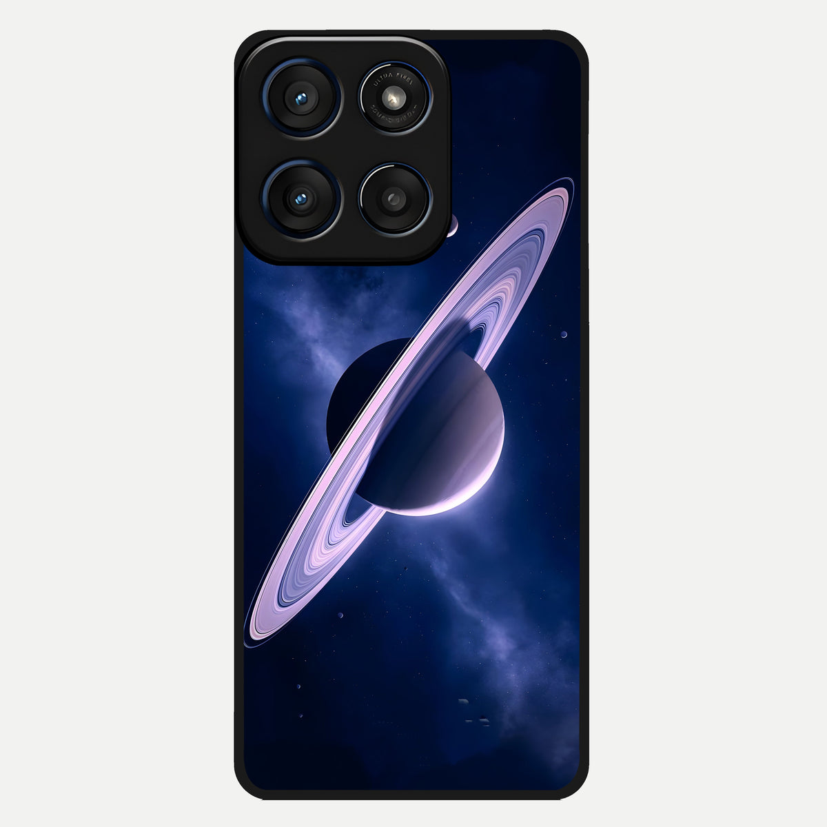  Saturn Ring Mystique Glass Case For Moto Edge 60 back cover – full design glossy printed glass finish