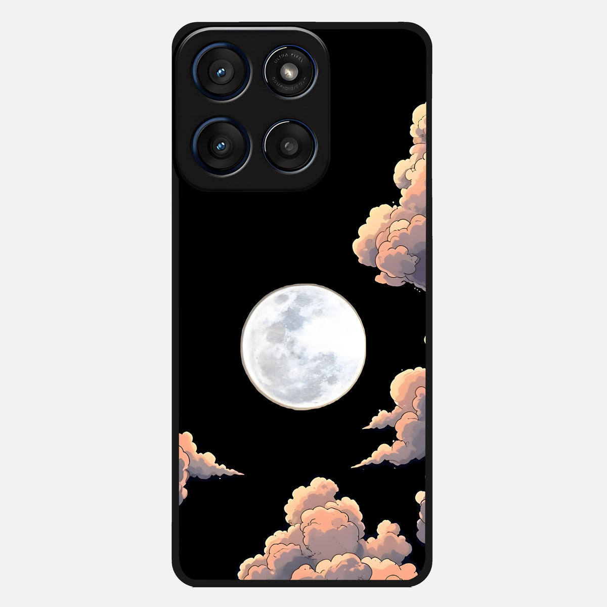  Shade Cloud Moon Glass Case For Moto Edge 60 back cover – full design glossy printed glass finish
