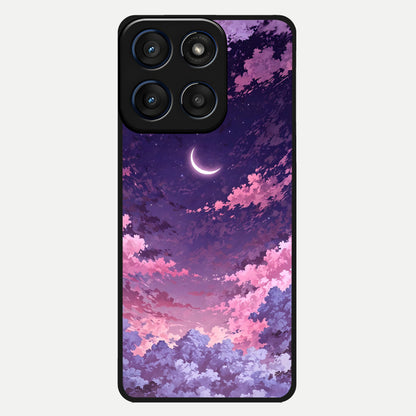  Sky Drift Clouds Glass Case For Moto Edge 60 back cover – full design glossy printed glass finish