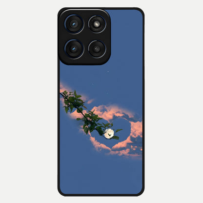  Sky Under Tree Glass Case For Moto Edge 60 back cover – full design glossy printed glass finish