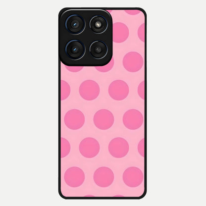  Sweet Dot Dreams Glass Case For Moto Edge 60 back cover – full design glossy printed glass finish
