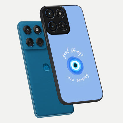  Bright Future Ahead phone case For Moto Edge 60 showing premium glass back cover with detailed artwork