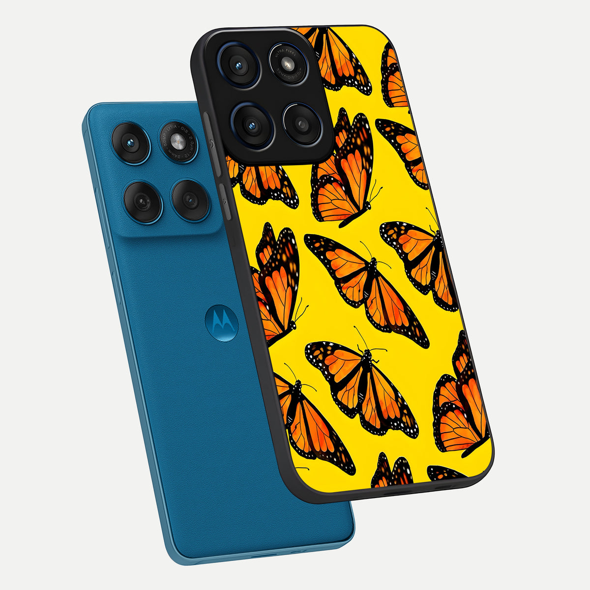  Golden Wing Flight phone case For Moto Edge 60 showing premium glass back cover with detailed artwork