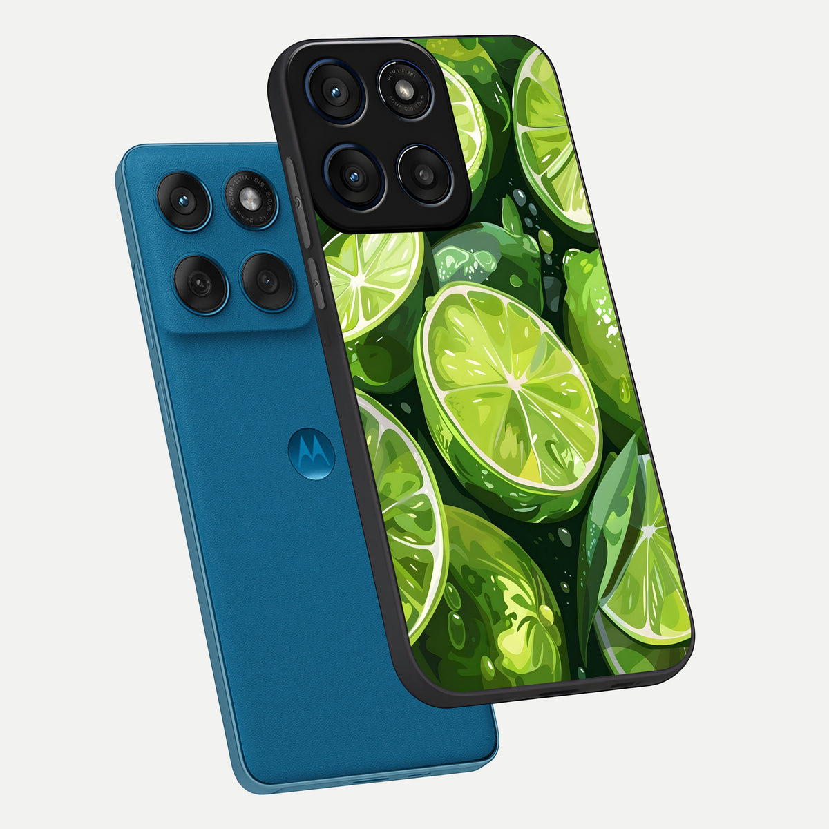  Green Kawasaki phone case For Moto Edge 60 showing premium glass back cover with detailed artwork