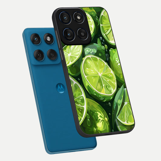  Green Kawasaki phone case For Moto Edge 60 showing premium glass back cover with detailed artwork