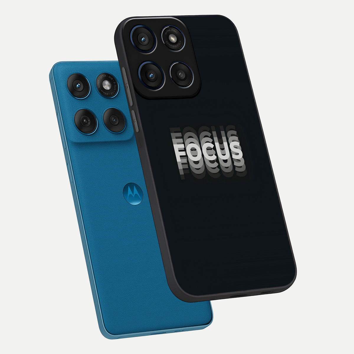  Mono Focus Vision phone case For Moto Edge 60 showing premium glass back cover with detailed artwork