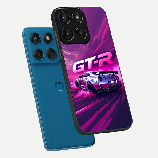  Speed Drift Legend phone case For Moto Edge 60 showing premium glass back cover with detailed artwork