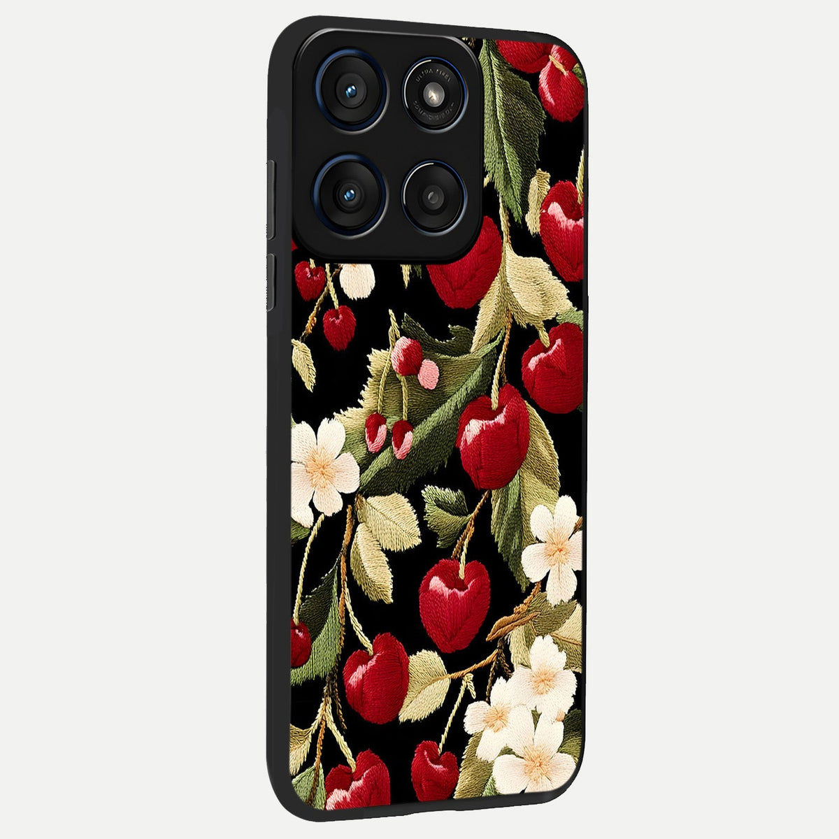  Blooming Spendor Bird back cover For Moto Edge 60 slim fit glass case with vibrant aesthetic design