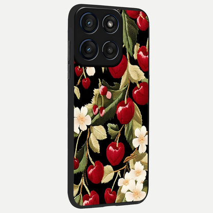  Blooming Spendor Bird back cover For Moto Edge 60 slim fit glass case with vibrant aesthetic design