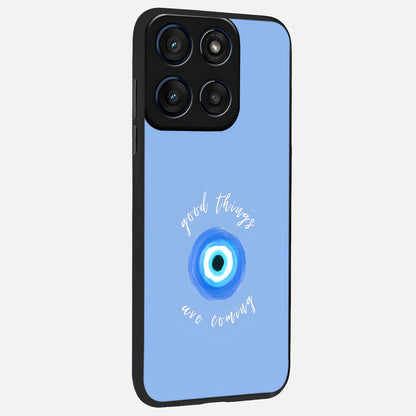  Bright Future Ahead back cover For Moto Edge 60 slim fit glass case with vibrant aesthetic design