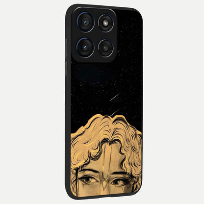  Celestial Gods Plan back cover For Moto Edge 60 slim fit glass case with vibrant aesthetic design