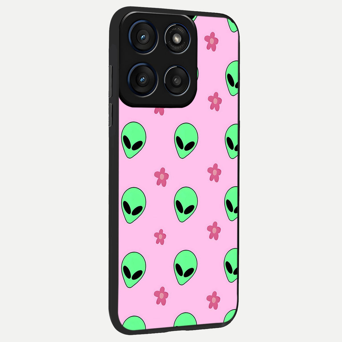  Cosmic Cute Crush back cover For Moto Edge 60 slim fit glass case with vibrant aesthetic design