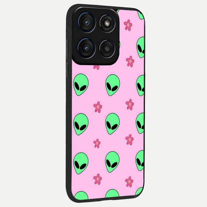  Cosmic Cute Crush back cover For Moto Edge 60 slim fit glass case with vibrant aesthetic design