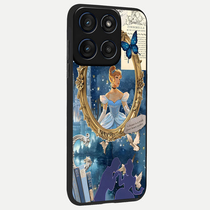  Midnight Queen back cover For Moto Edge 60 slim fit glass case with vibrant aesthetic design