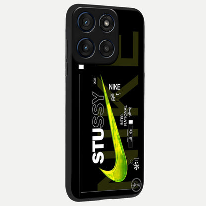  Neon Street Edition back cover For Moto Edge 60 slim fit glass case with vibrant aesthetic design