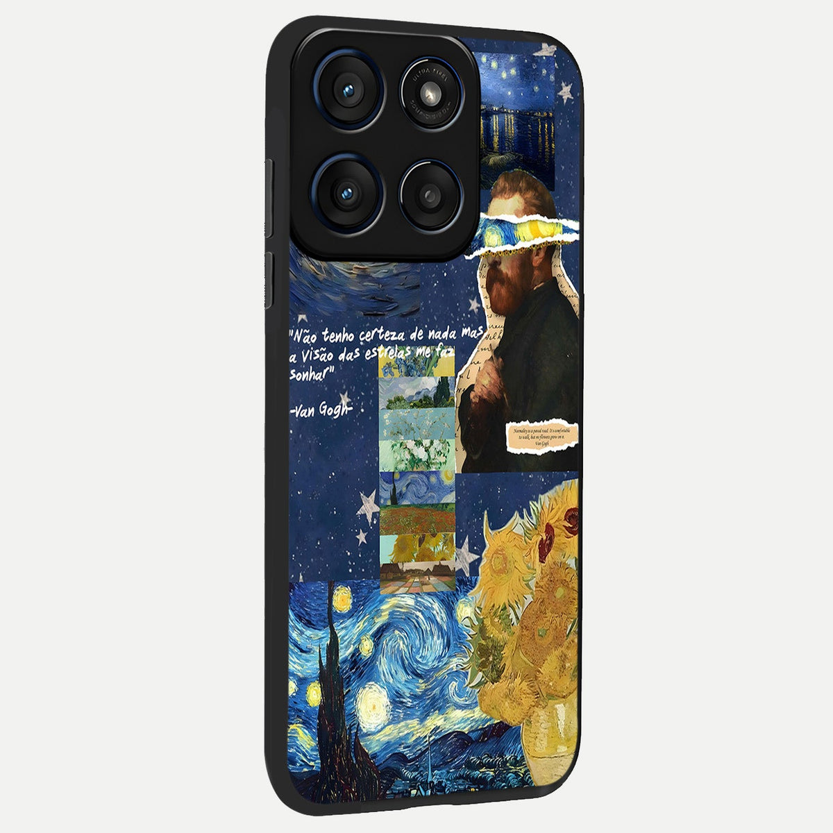  Starry Dream Vision back cover For Moto Edge 60 slim fit glass case with vibrant aesthetic design