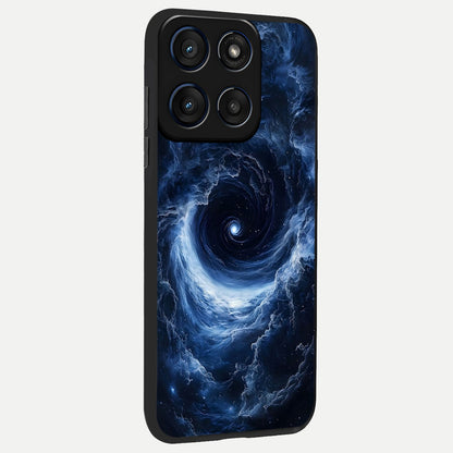  Stunning Galaxy back cover For Moto Edge 60 slim fit glass case with vibrant aesthetic design