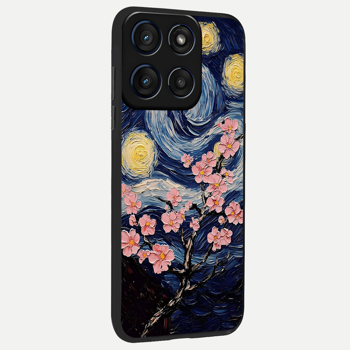  Van Gogh Scenery back cover For Moto Edge 60 slim fit glass case with vibrant aesthetic design