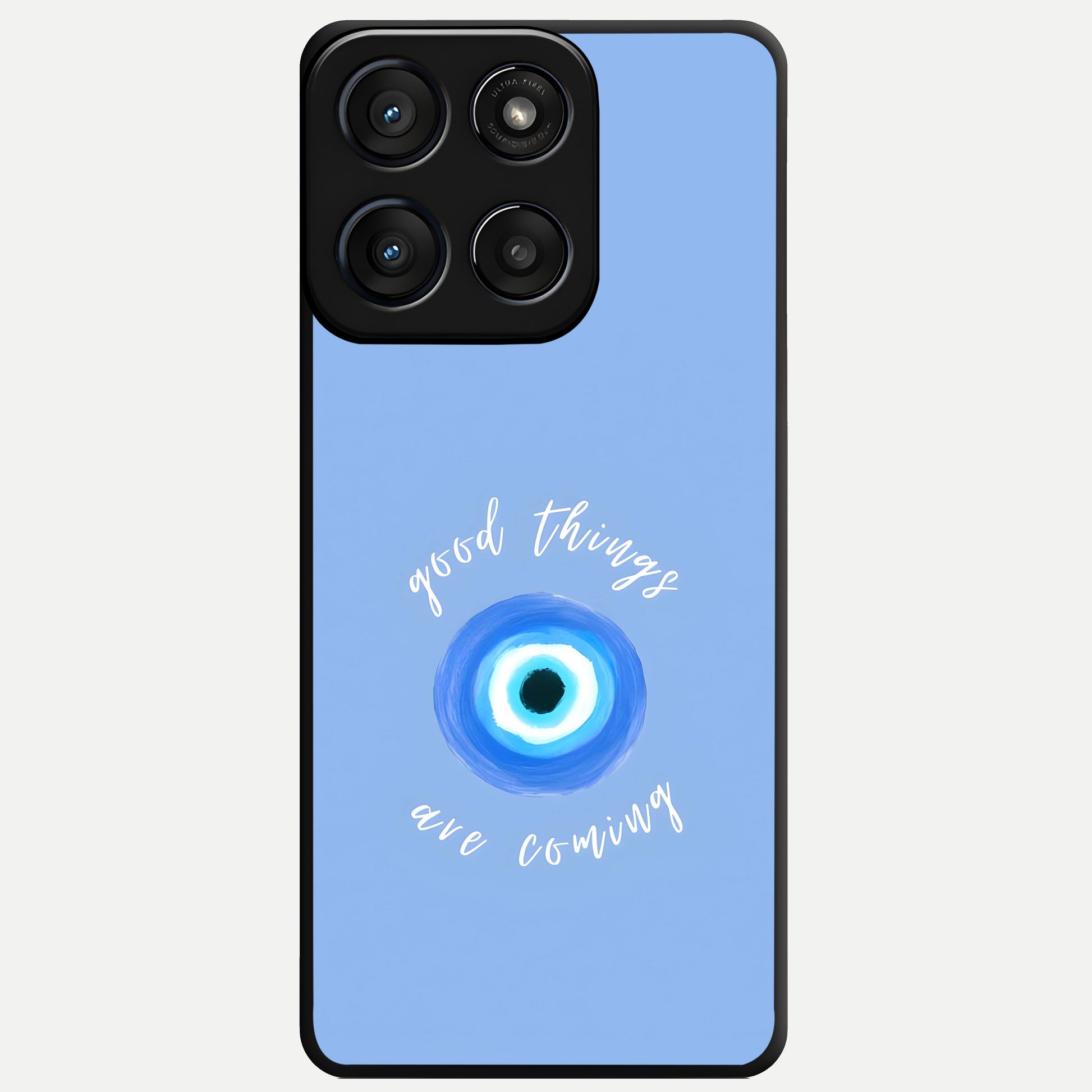  Bright Future Ahead Glass Case For Moto Edge 60 Fusion back cover – full design glossy printed glass finish