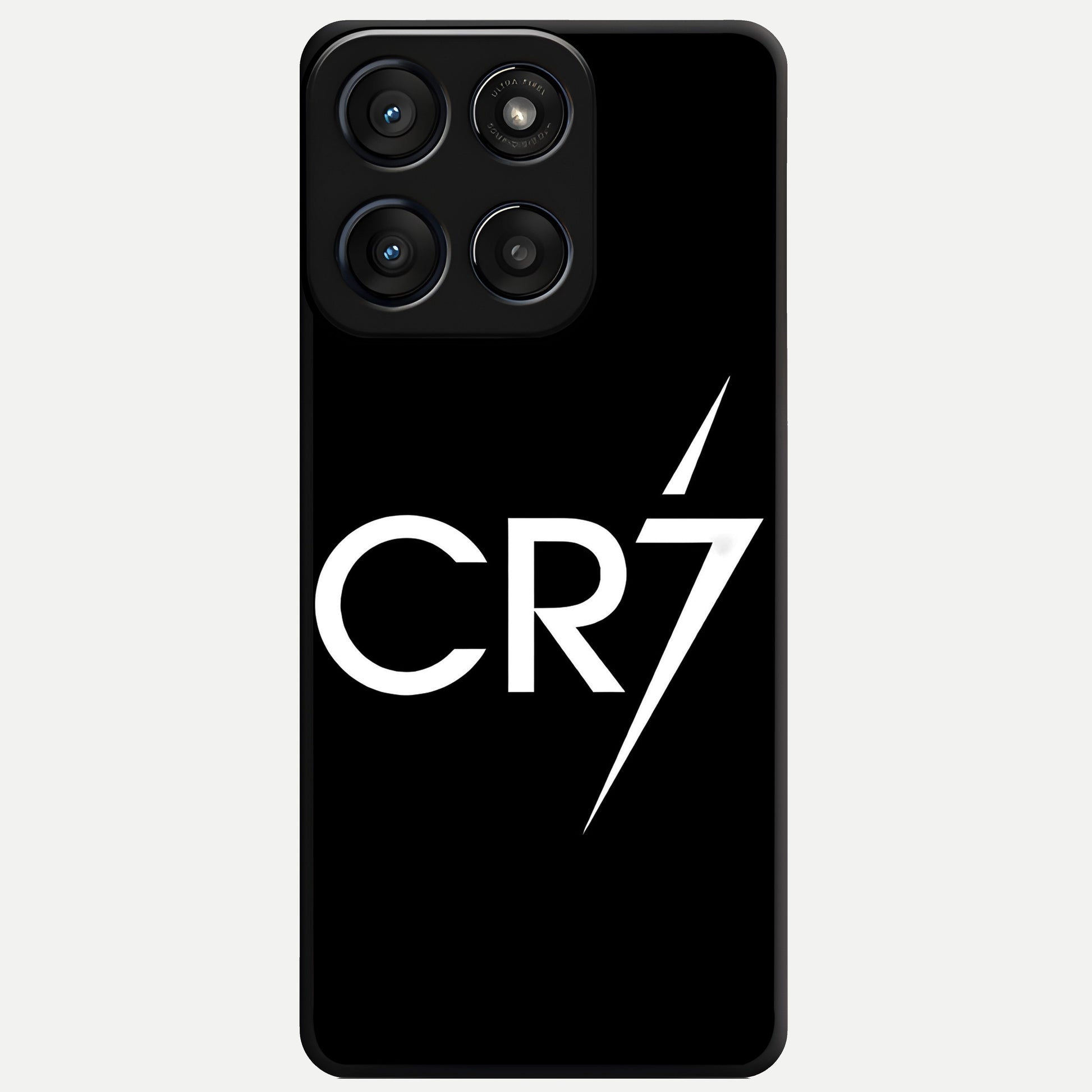  CR7 Elite Strike Glass Case For Moto Edge 60 Fusion back cover – full design glossy printed glass finish
