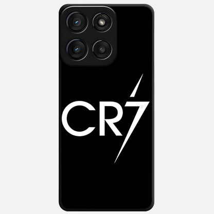  CR7 Elite Strike Glass Case For Moto Edge 60 Fusion back cover – full design glossy printed glass finish
