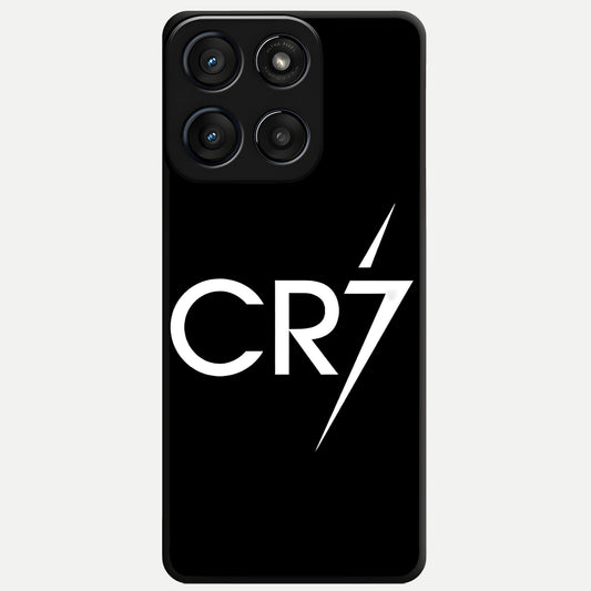  CR7 Elite Strike Glass Case For Moto Edge 60 Fusion back cover – full design glossy printed glass finish