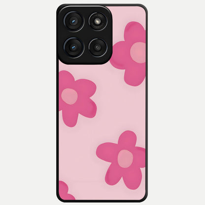  Candy Bloom Dreams Glass Case For Moto Edge 60 Fusion back cover – full design glossy printed glass finish