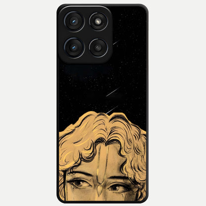  Celestial Gods Plan Glass Case For Moto Edge 60 Fusion back cover – full design glossy printed glass finish