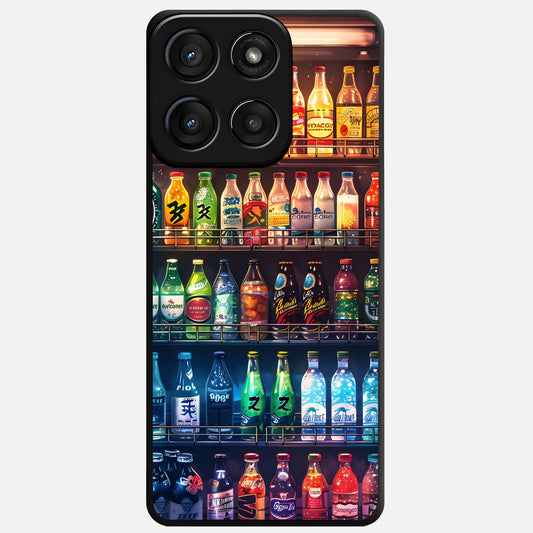 Colorfull Tree Glass Case For Moto Edge 60 Fusion back cover – full design glossy printed glass finish