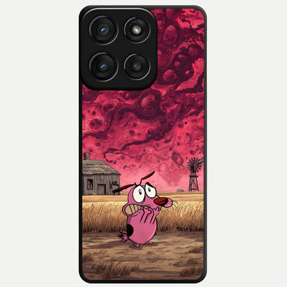  Courage Under Sky Glass Case For Moto Edge 60 Fusion back cover – full design glossy printed glass finish
