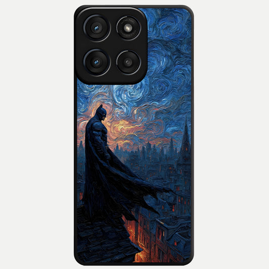  Dark Knight Dusk Glass Case For Moto Edge 60 Fusion back cover – full design glossy printed glass finish