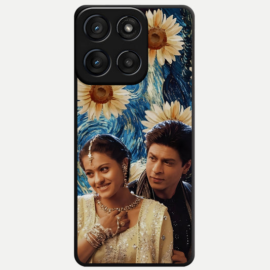  Eternal Love Story Glass Case For Moto Edge 60 Fusion back cover – full design glossy printed glass finish