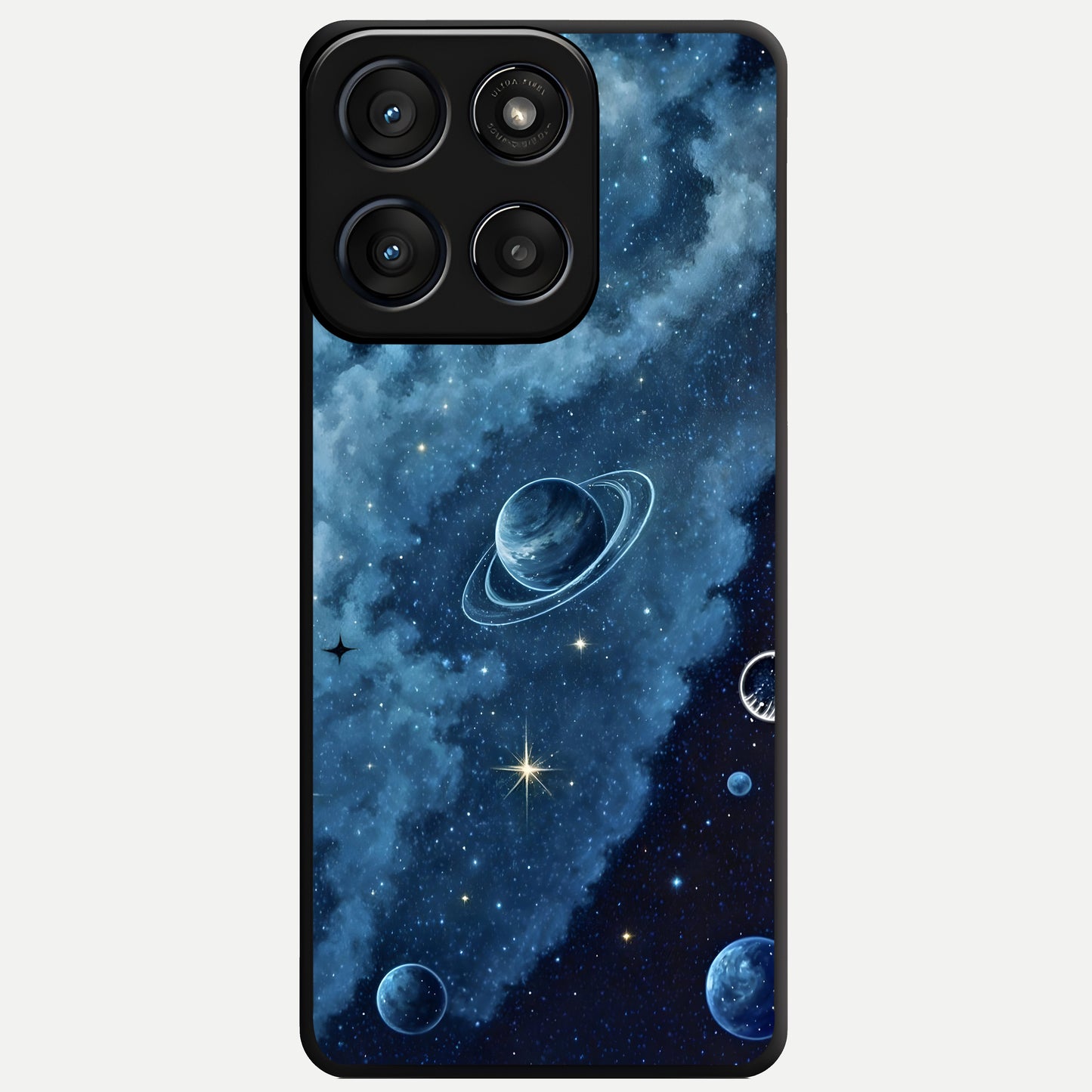  Galaxy Dream Space Glass Case For Moto Edge 60 Fusion back cover – full design glossy printed glass finish