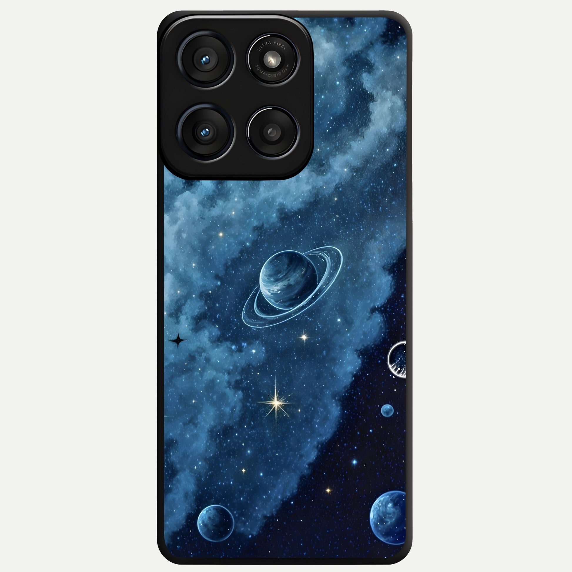  Galaxy Dream Space Glass Case For Moto Edge 60 Fusion back cover – full design glossy printed glass finish