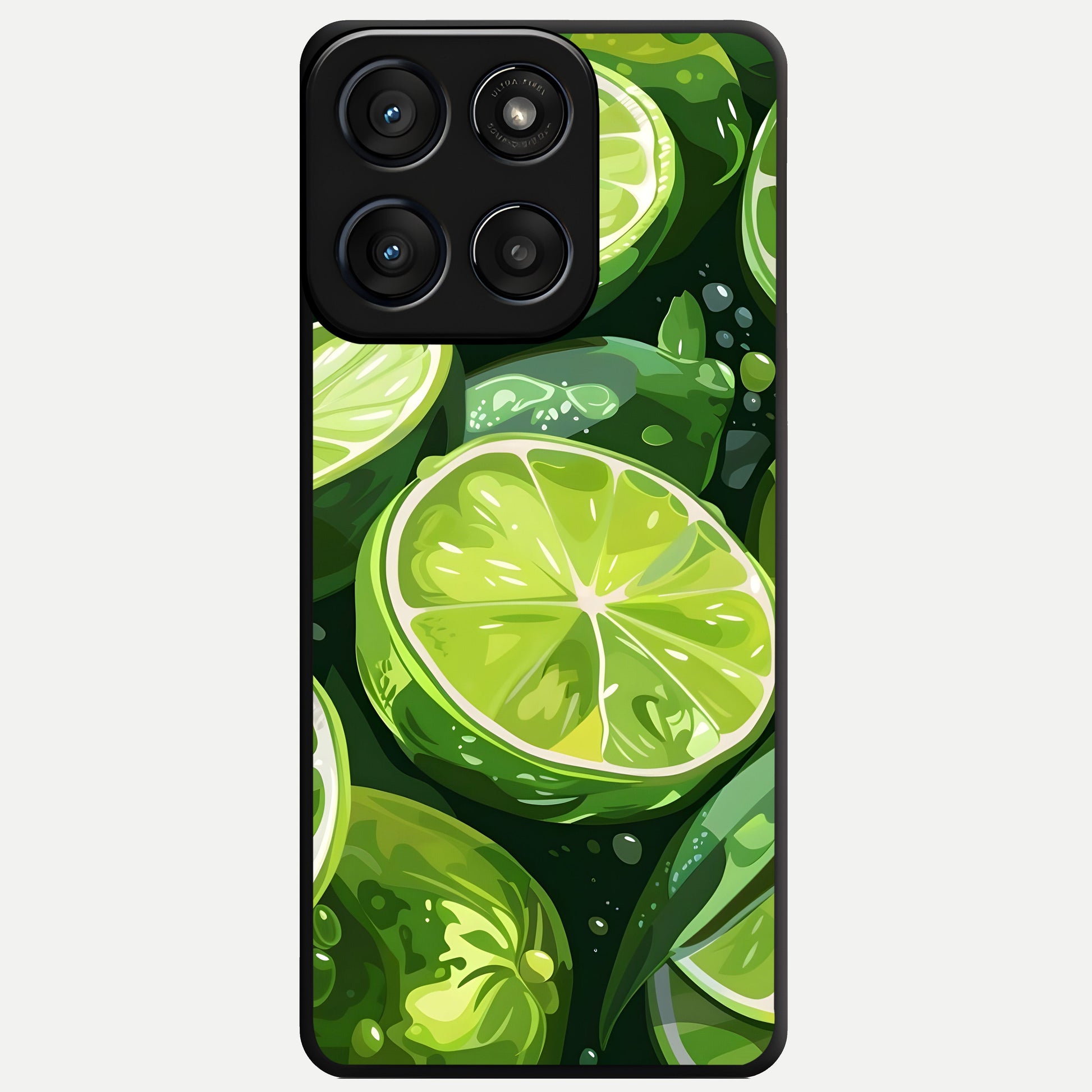  Green Kawasaki Glass Case For Moto Edge 60 Fusion back cover – full design glossy printed glass finish