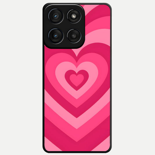  Layered Love Hearts Glass Case For Moto Edge 60 Fusion back cover – full design glossy printed glass finish