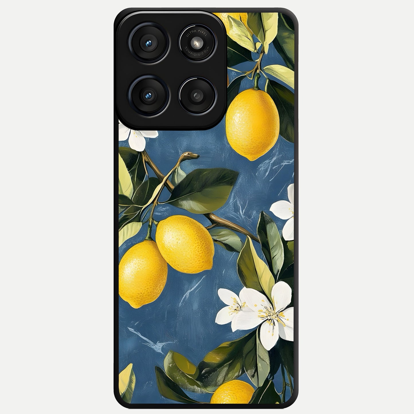  Lemon Dream Garden Glass Case For Moto Edge 60 Fusion back cover – full design glossy printed glass finish