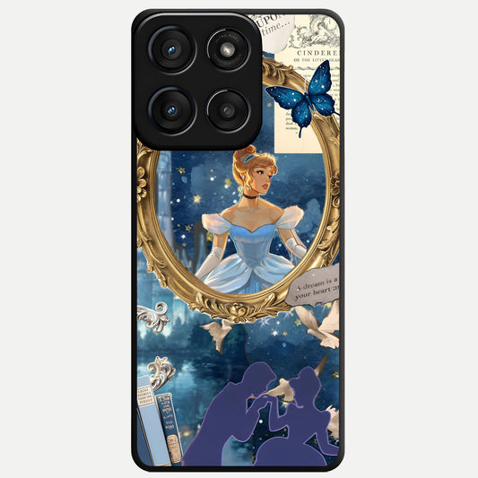  Midnight Queen Glass Case For Moto Edge 60 Fusion back cover – full design glossy printed glass finish