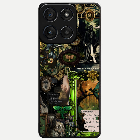  Mystic Woods Secret Glass Case For Moto Edge 60 Fusion back cover – full design glossy printed glass finish