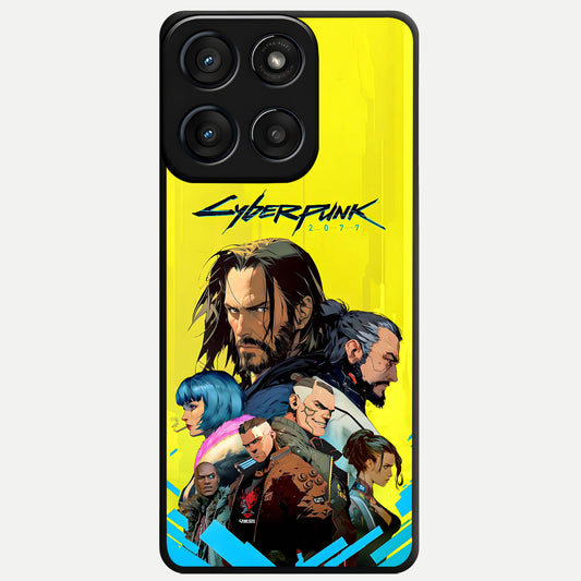  Neon Rebel Genesis Glass Case For Moto Edge 60 Fusion back cover – full design glossy printed glass finish