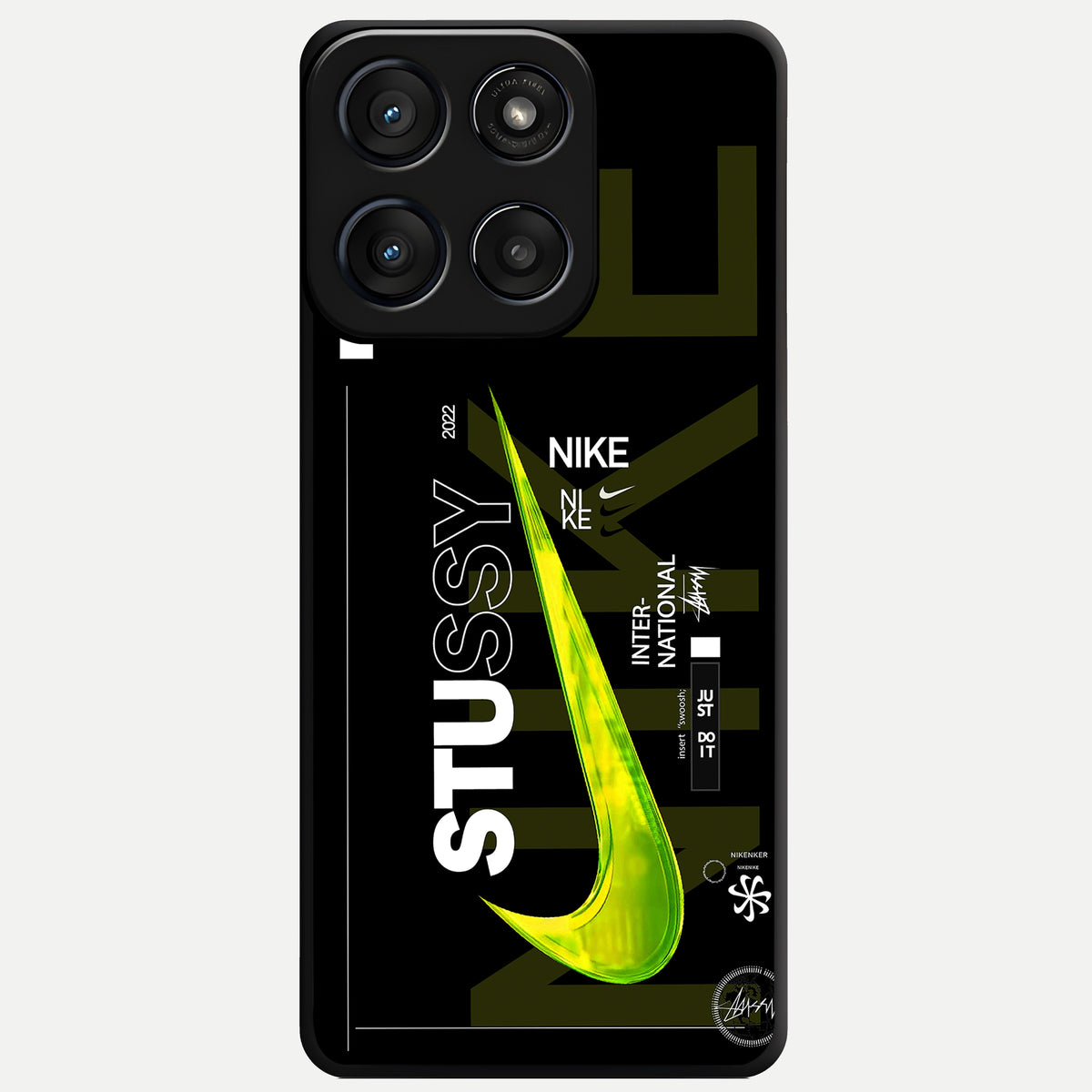  Neon Street Edition Glass Case For Moto Edge 60 Fusion back cover – full design glossy printed glass finish