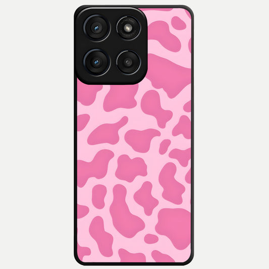  Pinkish Scenery Glass Case For Moto Edge 60 Fusion back cover – full design glossy printed glass finish